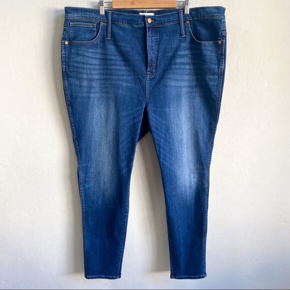 NWT Madewell 10” High Rise Danny Wash Skinny Jeans - Picture 2 of 6
